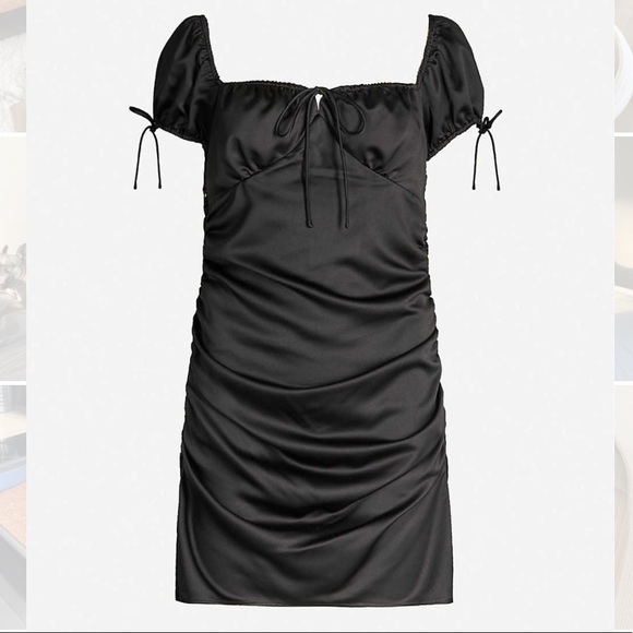 Ruched Mini Topshop Dress
